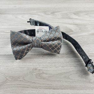 Stafford bow tie silver an orange